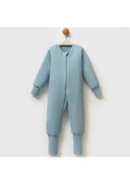 Ella Bonna Fermuarlı Bisiklet Yaka Bebek Uyku Tulumu 2,5 Tog Konforlu Tasarım