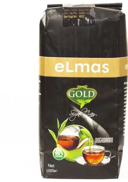 Elmas Gold Siyah Çay 1000 gr: Doğal ve Dengeli Aromalı Geleneksel Türk Çayı