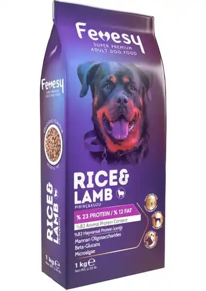 Fevesy Yetişkin Köpek Maması 1 kg Kuzu & Pirinç: Dengeli Beslenme ve Sağlıklı Destek