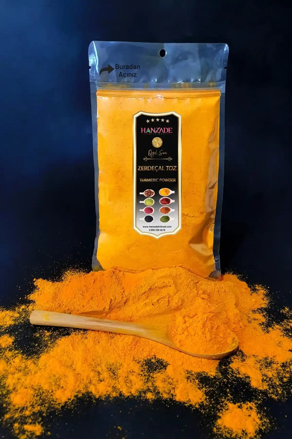 Hanzade Bitkisel Zerdeçal Toz 100 Gr: Doğal Sağlık ve Çok Yönlü Kullanım