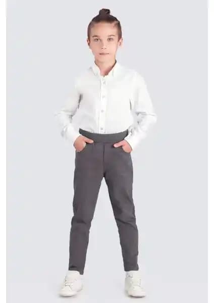 Kinderos Beli Lastikli Kaşkorseli Okul Pantolonu: Çocuklar İçin Rahat ve Şık Seçenek