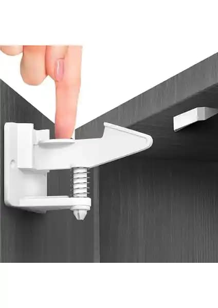 Lira 15 Adet Bebek Çocuk Çekmece Dolap Güvenlik Kilidi ile Estetik ve Güvenlik