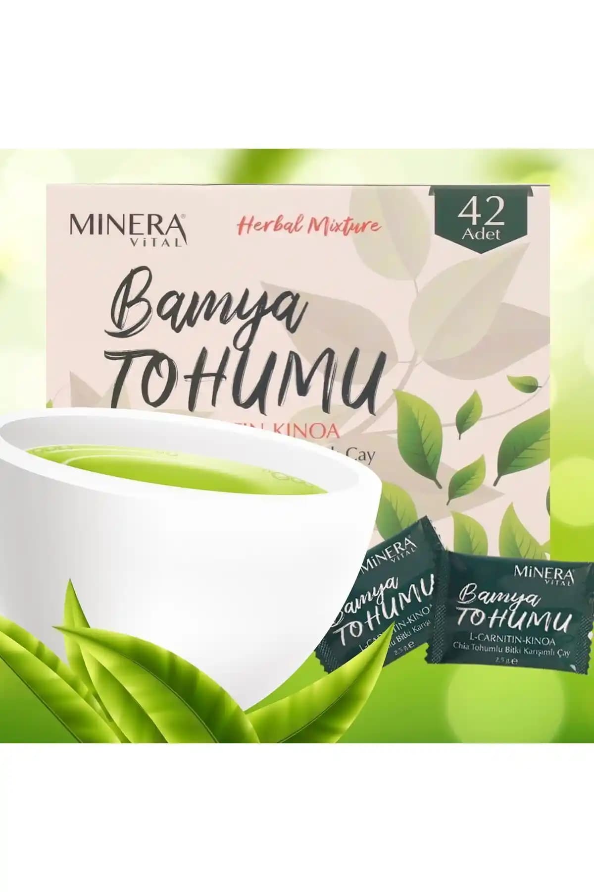 MİNERA VİTAL Bamya Tohumu Form Çayı ile Sindirim ve Metabolizma Desteği Sağlayın