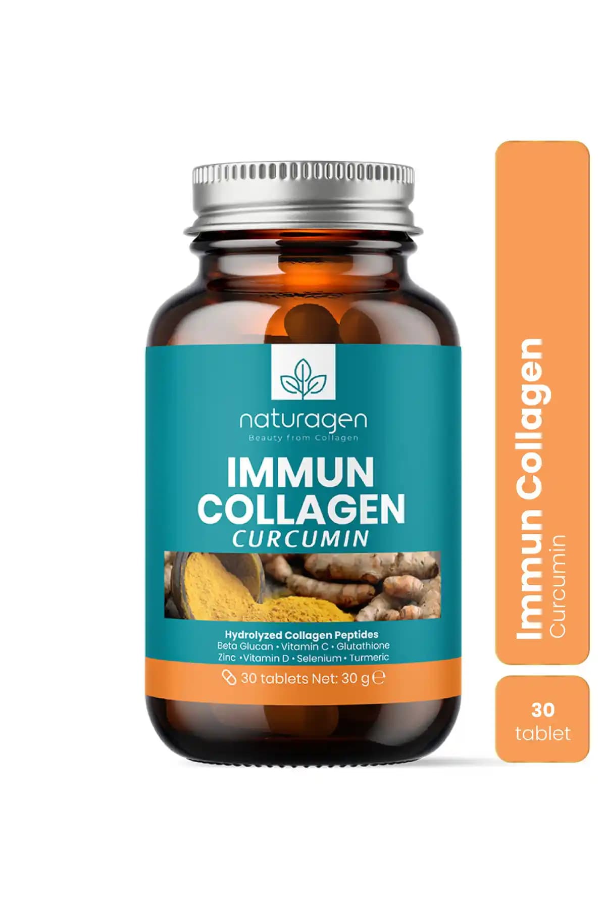 Naturagen Immun Collagen Curcumin: Bağışıklık ve Cilt Sağlığını Destekleyen Takviye