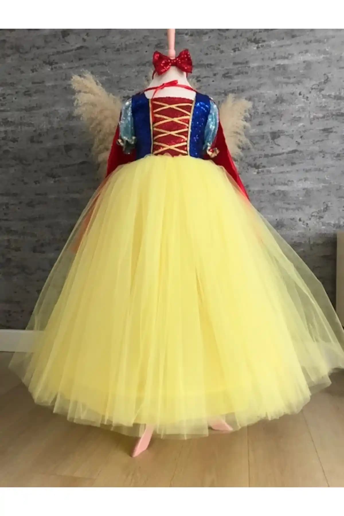 Nero Tarlatanlı Pelerin ve Taç Hediyeli Pamuk Prenses Kostüm İncelemesi