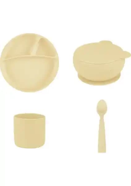 OiOi 4 Parça Bebek Beslenme Seti: Ergonomik Tasarım ve Estetik Renk Seçenekleri