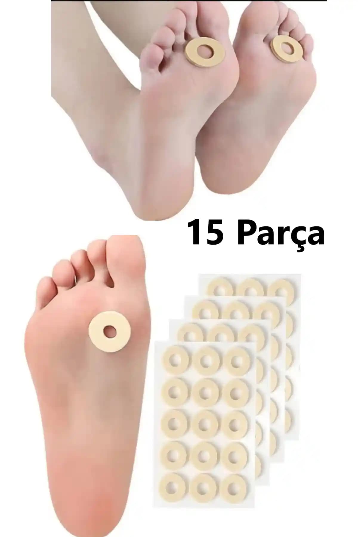 Optana 15 Parça Kendinden Yapışkanlı Nasır Bandı ile Ayak Sağlığında Pratik ve Konforlu Çözüm