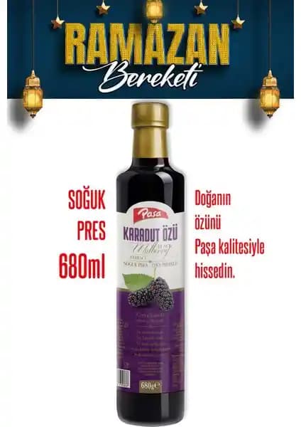 Paşa Kuruye Karadut Özü 680 gr: Doğal, Katkısız ve Yoğun Aromalı Pekmez