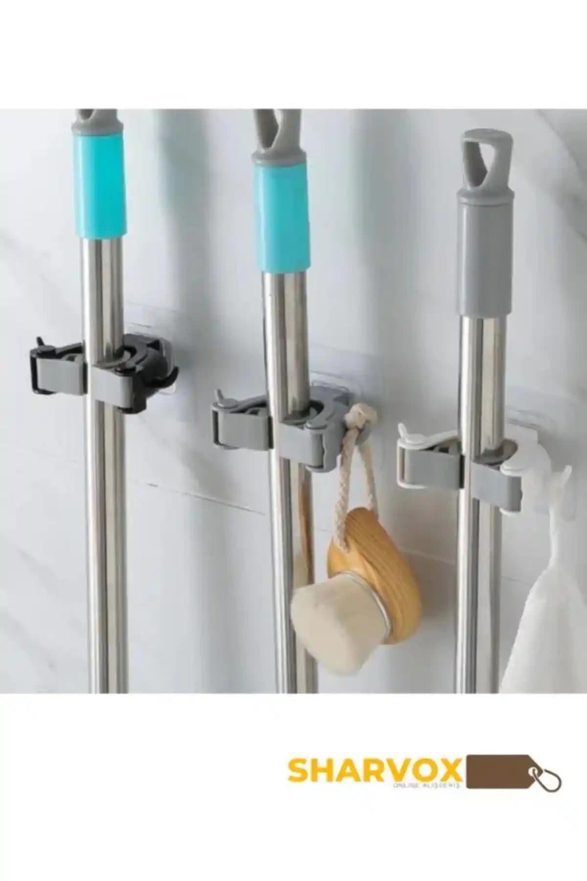 Sharvox 3'lü Set Çok Amaçlı Mob Askısı ile Evde Pratik ve Dayanıklı Düzen Çözümü