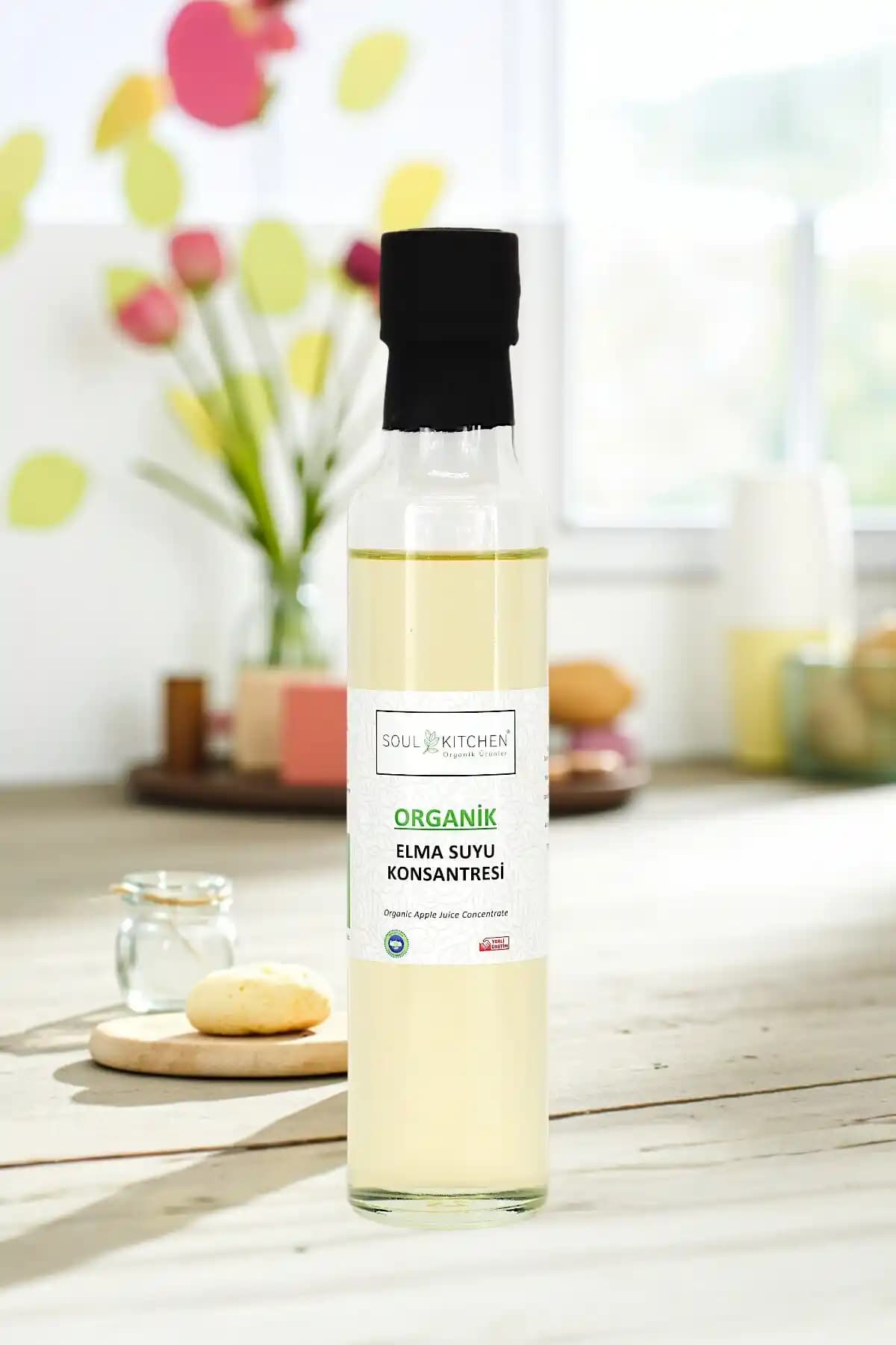 Soul Kitchen Organik Elma Suyu Konsantresi 300gr - Doğal ve Katkısız Tatlandırıcı