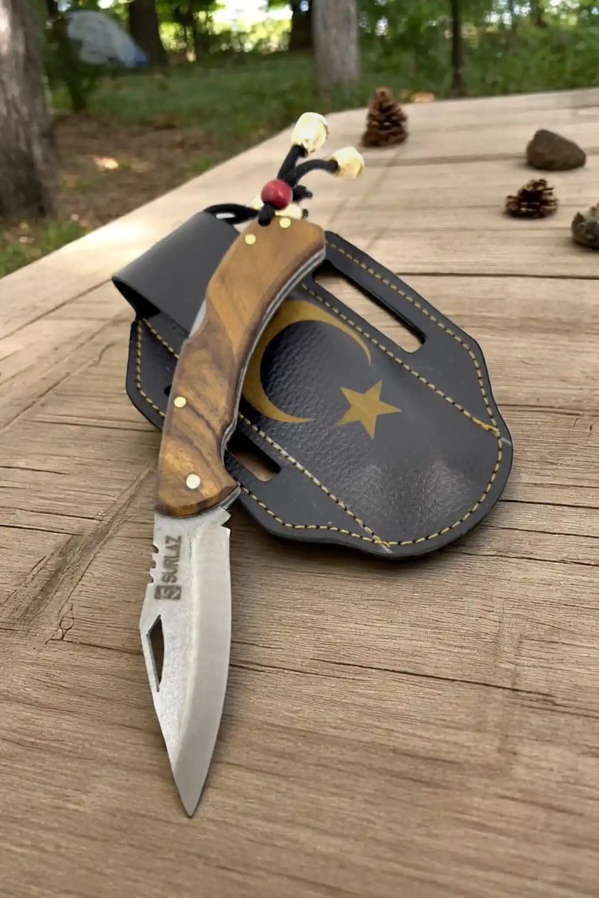 SürLaz El Yapımı Outdoor Kamp Bıçağı: Dayanıklı, Keskin ve Kişiye Özel Tasarım