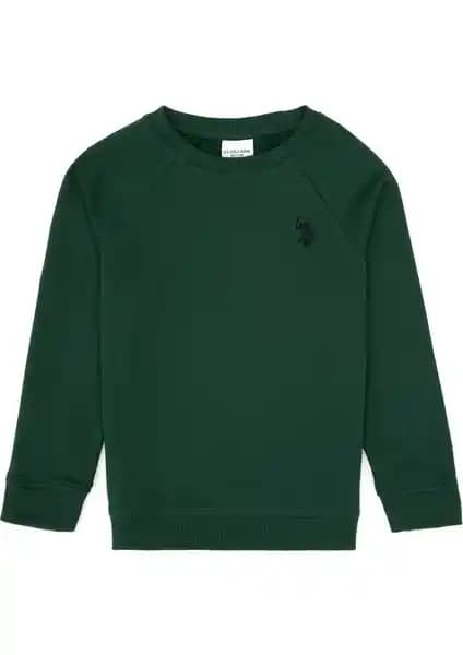 U.S. Polo Assn. Erkek Çocuk Sweatshirtleri: Koyu Yeşil ve Lacivert Modellerin Karşılaştırması
