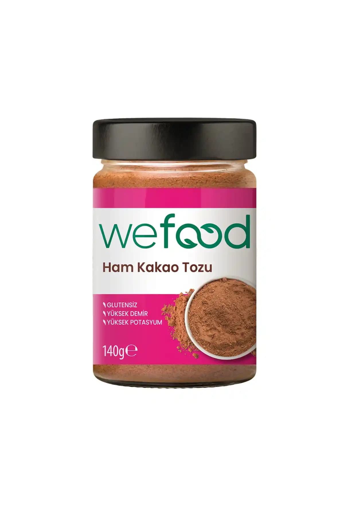 Wefood Ham Kakao Tozu 140 gr: Doğal, Katkısız ve Zengin Aromalı Kakao Tozu
