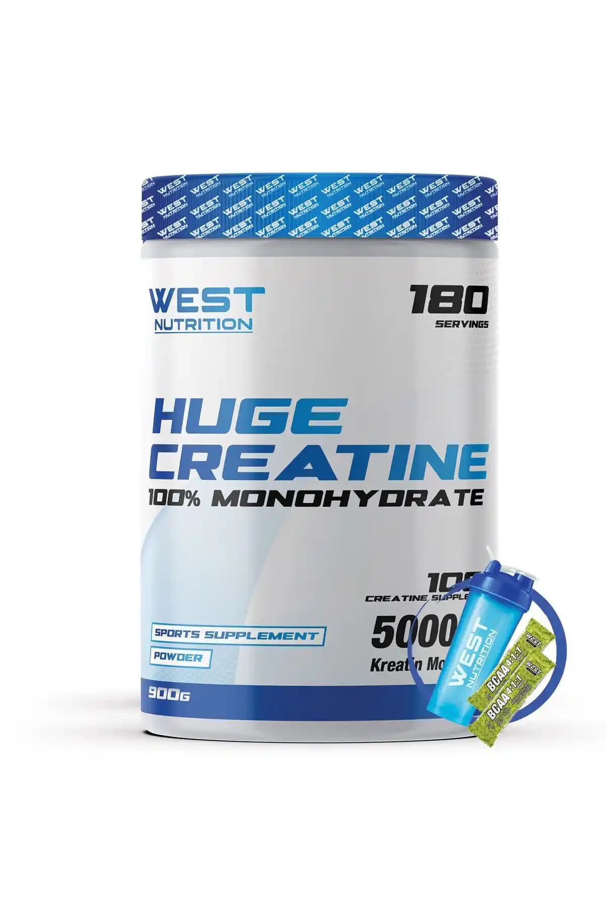 West Nutrition Huge Creatine Monohydrate 900 Gr 180 Servis Saf Aromasız Kreatin