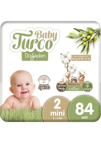 Baby Turco Doğadan Bebek Bezleri Karşılaştırması 2 Numara ve 3 Numara Midi Modelleri