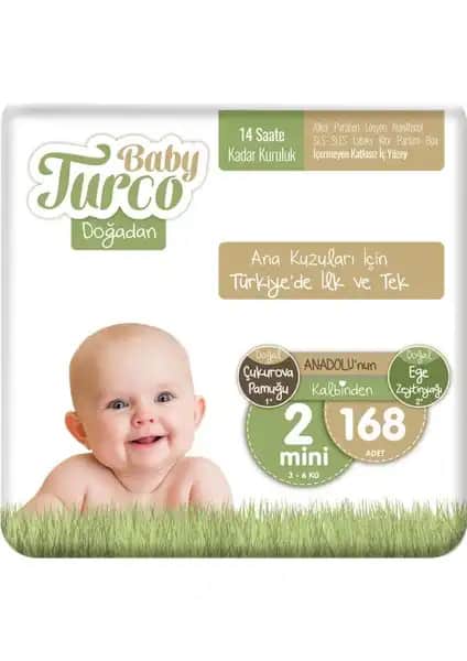 Baby Turco Doğadan Bebek Bezleri Karşılaştırması: 2 Numara ve 4 Numara Ürünlerin Özellikleri