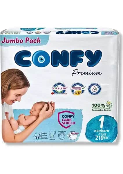 Confy Premium Bebek Bezleri Karşılaştırması 1 ve 6 Numara Modelleri Özellikleri