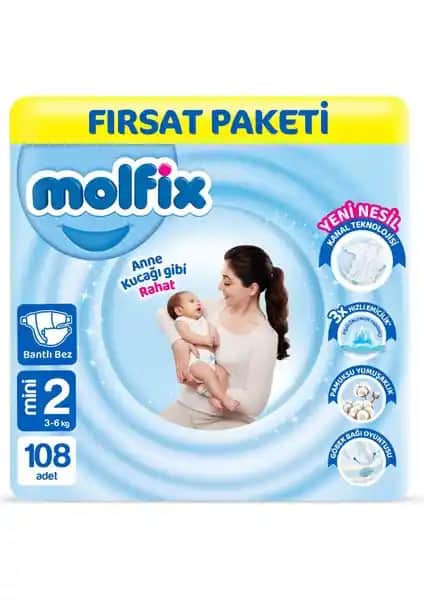 Molfix Bebek Bezi 2 Beden Mini ve 3D 5 Beden Junior Karşılaştırması ve Özellikleri