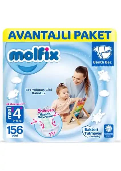 Molfix Bebek Bezi 4+ ve 6 Beden Ultra Fırsat Paketi Karşılaştırması ve Özellikleri