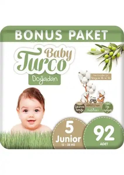 Baby Turco Doğadan Bonus Bebek Bezleri Karşılaştırması 5 ve 6 Numara Özellikleri