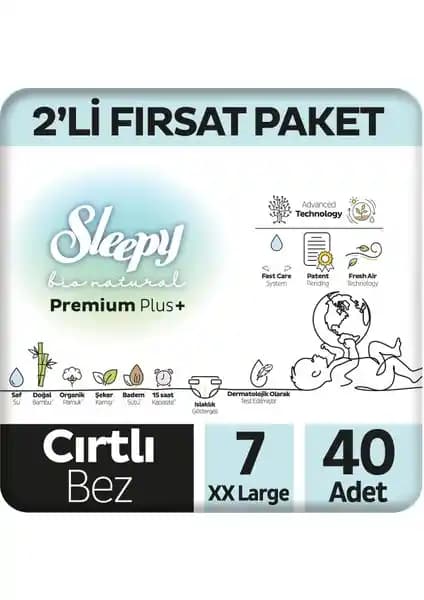 Sleepy Bio Natural Plus Bebek Bezleri Karşılaştırması: 7 ve 2 Numara Paketlerin Özellikleri