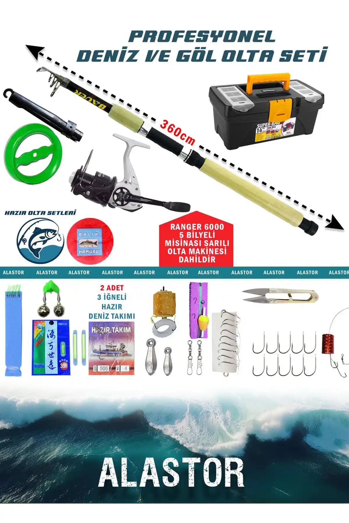 Alastor Profesyonel Deniz ve Göl Olta Takımı İncelemesi ve Kullanım İpuçları