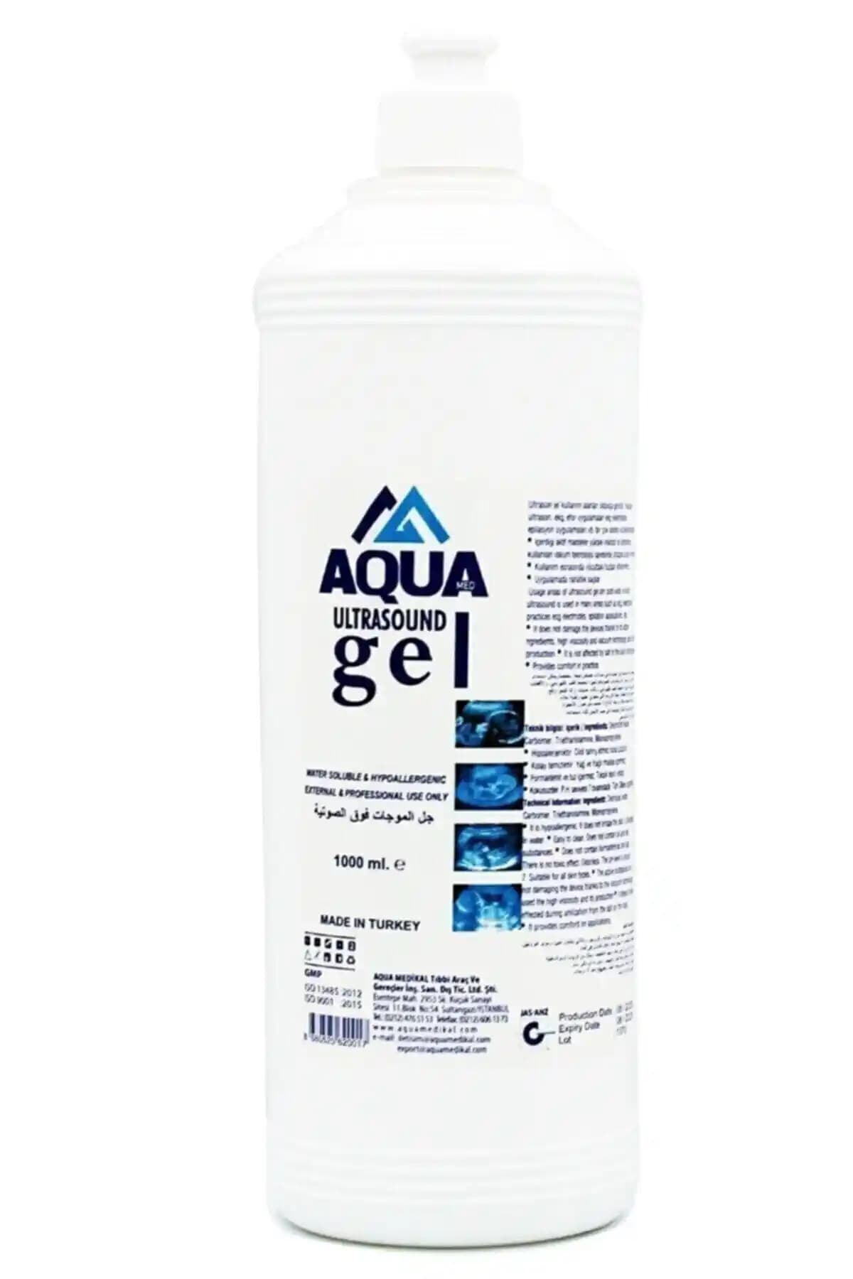 Aqua Ultrason Jeli 1000 Ml - Güvenilir ve Yüksek Kaliteli Medikal Ultrason Jeli