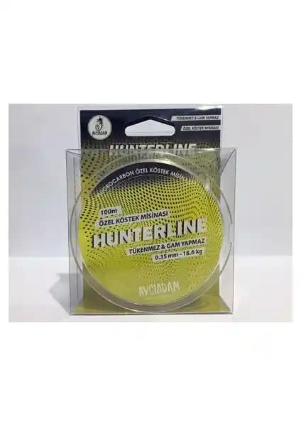 Avcıadam Hunterlıne 0,35MM Fluorocarbon Köstek Misinası 100M Dayanıklı ve Güvenilir Balıkçılık Malzemesi