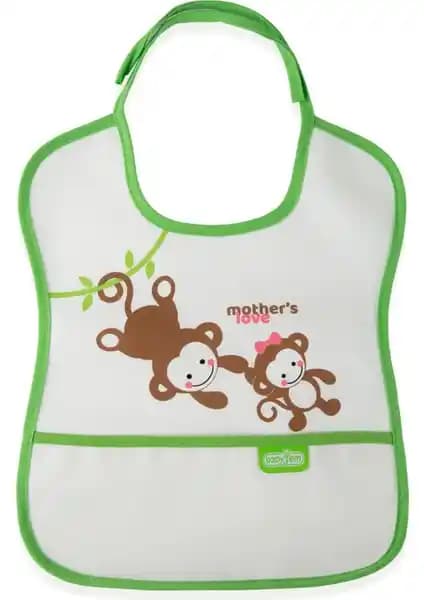 Baby Jem Poli Muşamba Önlük: Bebekler İçin Pratik ve Şık Korumalı Yiyecek Önlüğü