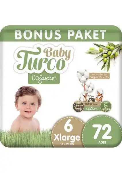 Baby Turco Doğadan Bonus Bebek Bezi 6 Numara XL ve Jumbo XL Karşılaştırması
