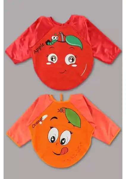 Babydonat Mevye Desenli Giyilebilen Bebek Önlüğü ve Bebechi Uzun Kollu Mama Önlüğü Karşılaştırması