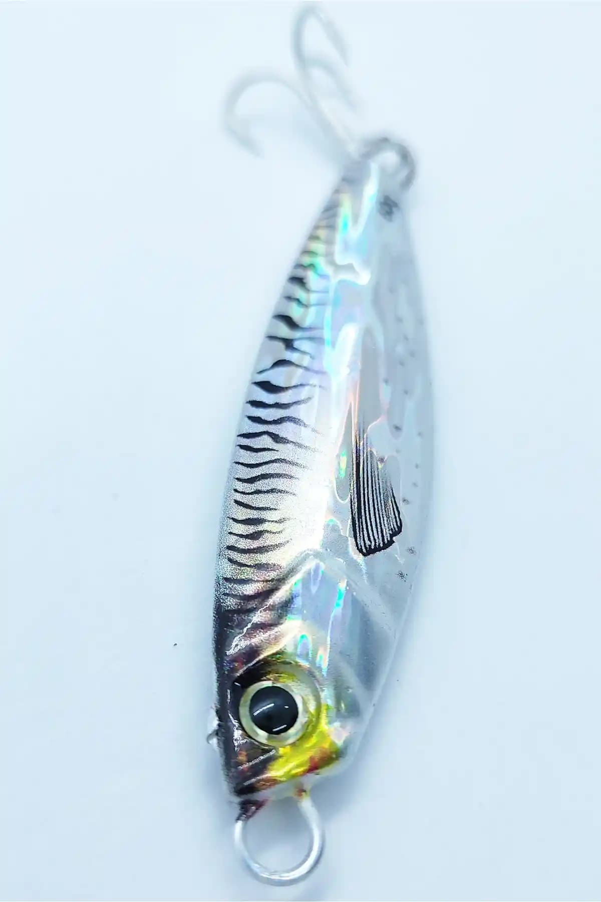 Balık Avında Yenilikçi ve Çekici Gerçekçi Efekli Kurşun Balık Jig 60 gr 8 cm