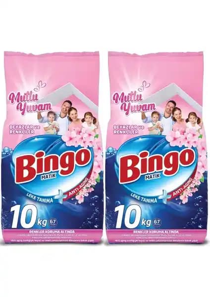Bingo Matik Toz Çamaşır Deterjanı: Güçlü Temizlik ve Uzun Yıkama Kapasitesi