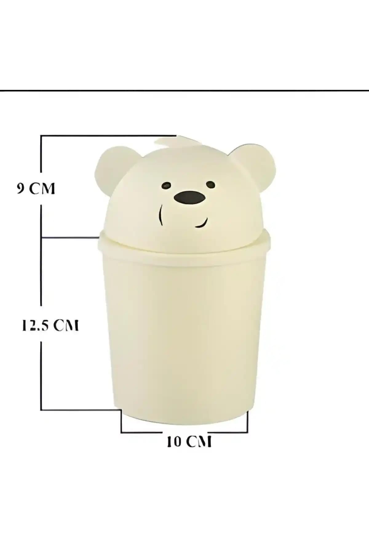 bk&tk design Ayıcık Çöp Kutusu: Çocuk ve Ofisler İçin Şık ve Pratik Çözüm