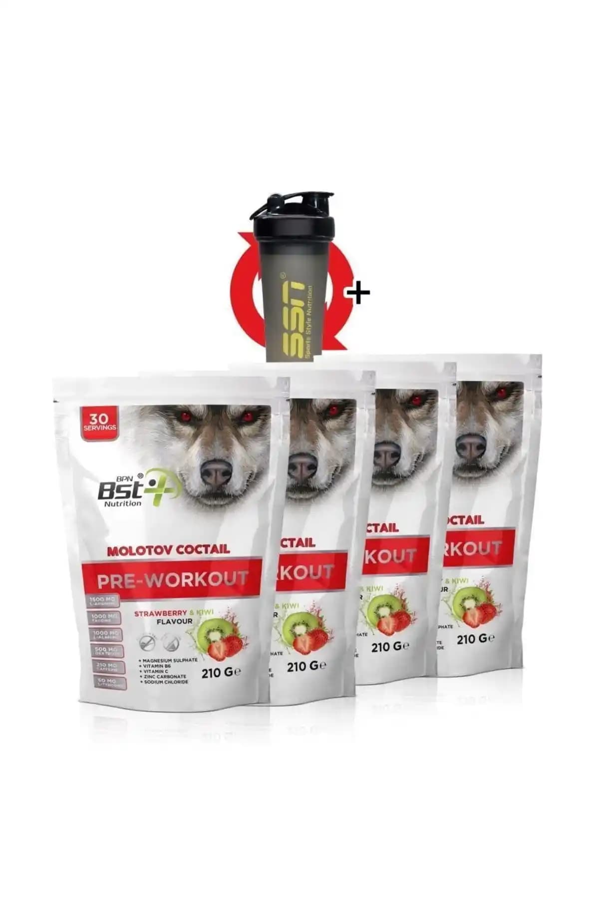 BPN Best Plus Molotov Coctail Preworkout Çilek Kivi 210g Enerji ve Performans Artırıcı Takviye