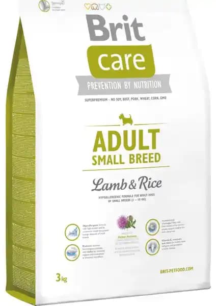 Brit Care Adult Small Kuzu Etli Köpek Maması: Sağlıklı ve Enerjik Bir Yaşam İçin