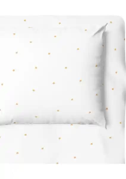 Casadora Baby Stars 100% Pamuk Saten Lastikli Bebek Çarşaf Seti Güvenli ve Konforlu Uyku İçin