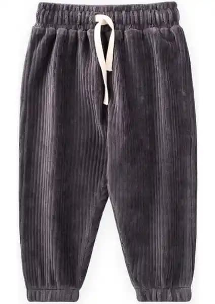 Cigit Fitilli Kadife Jogger Pantolon: Çocuklar İçin Konfor ve Şıklığın Buluşması