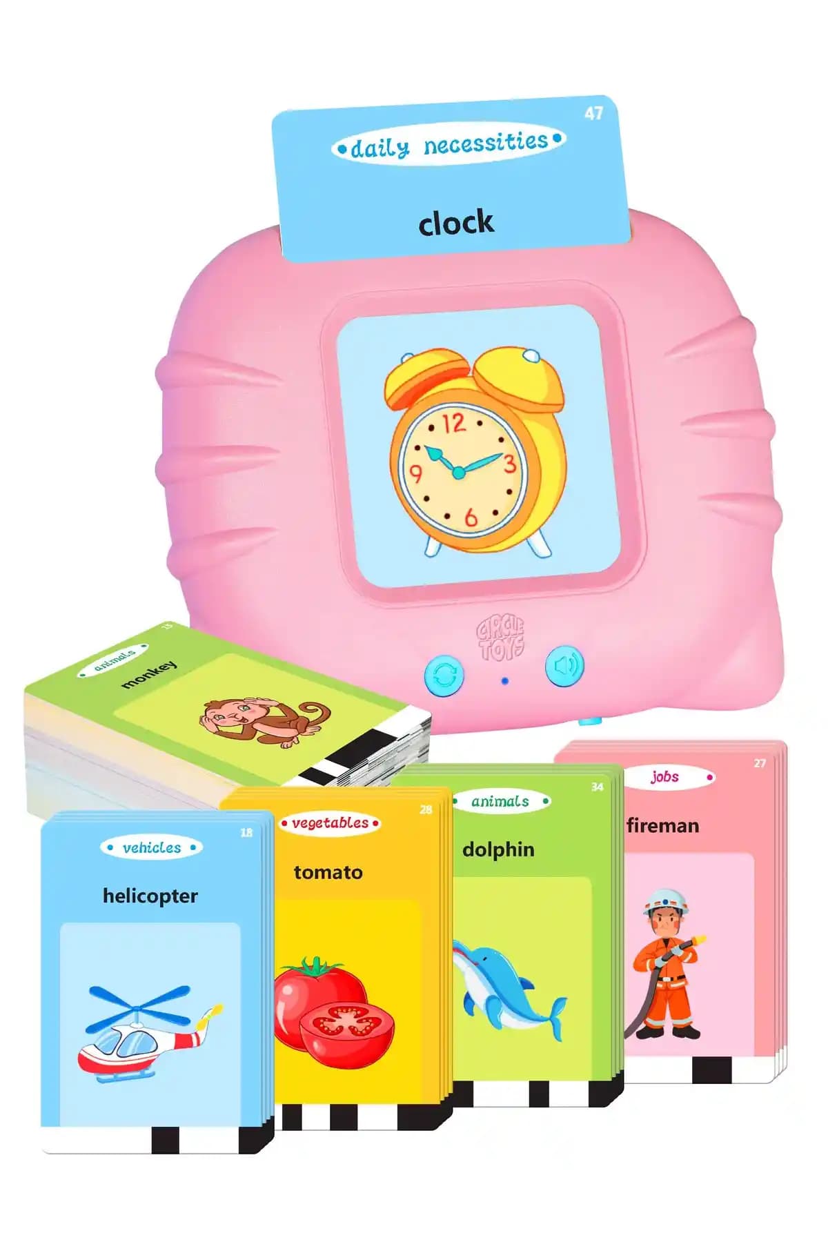 Circle Toys İngilizce Sesli Eğitim Kartları Çocuklar İçin Eğlenceli ve Etkili Dil Öğrenme Aracı