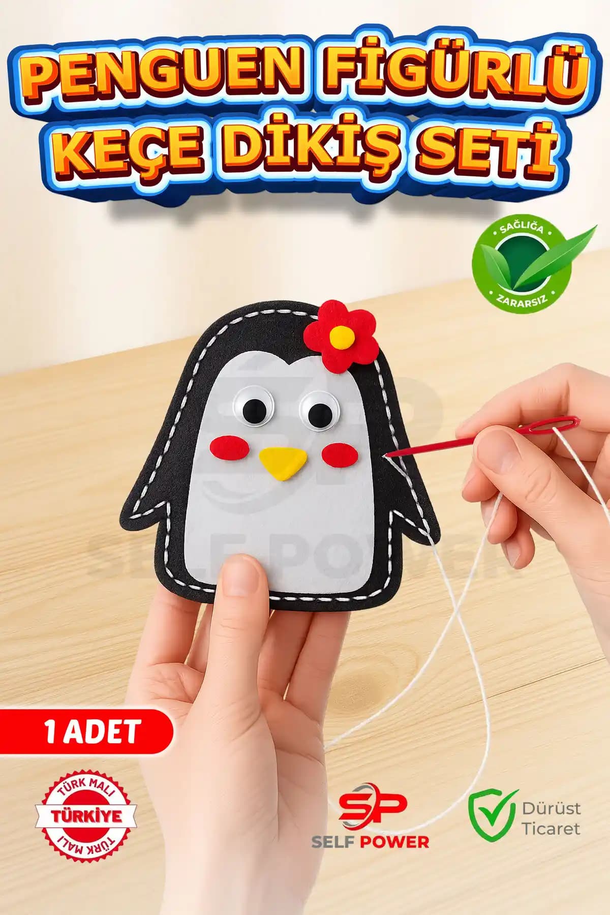 Çocuklar İçin Güvenli ve Eğitici Keçe Dikiş Setiyle Yaratıcılığı Destekleyin