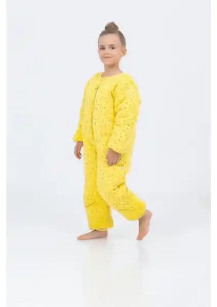 Çocuklar İçin Kaliteli ve Sıcak 2.5 Tog Desenli Elyaf Dolgulu Uyku Tulumu