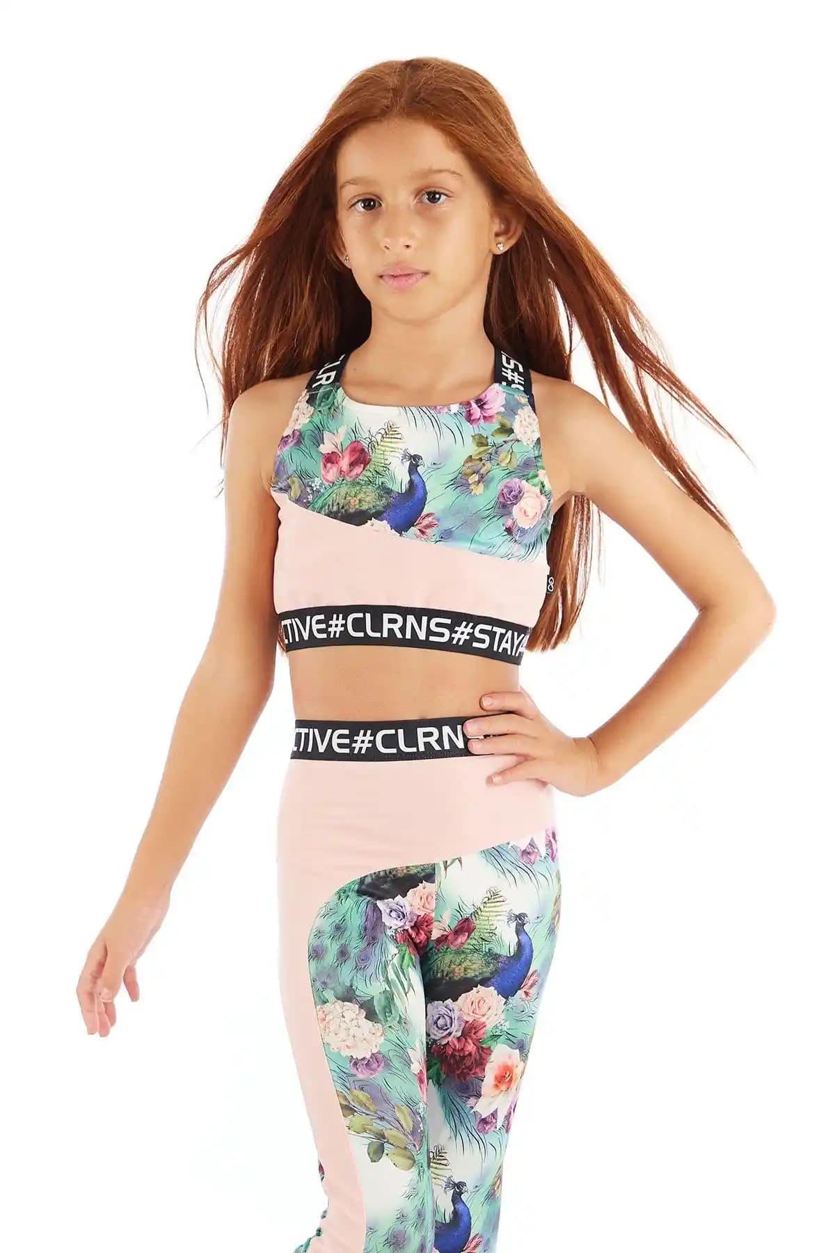 Colorinas Modern Romance Çiçek Desenli Kız Çocuk Spor Crop Atlet Özellikleri ve Kullanım Alanları