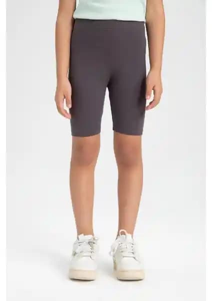 DeFacto Kız Çocuk Kısa Boy Tayt: Rahat ve Şık Günlük Kullanım İçin Uygun