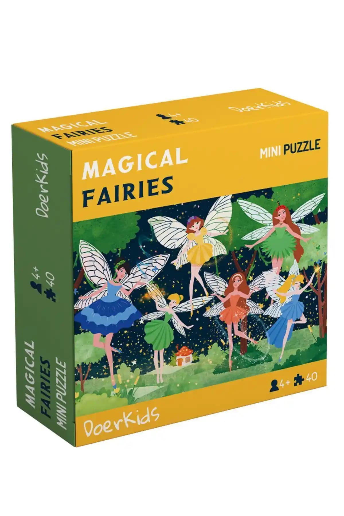 DoerKids Büyülü Periler Fantastik Mini Puzzle Çocuklar İçin Eğitici ve Yaratıcı Oyun