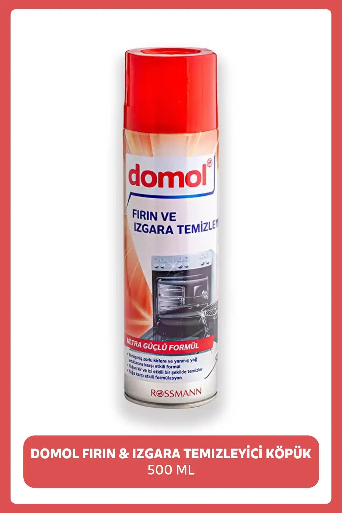 Domol Fırın ve Izgara Temizleyici Köpük ile Zorlu Yağ ve Kirleri Kolayca Temizleyin