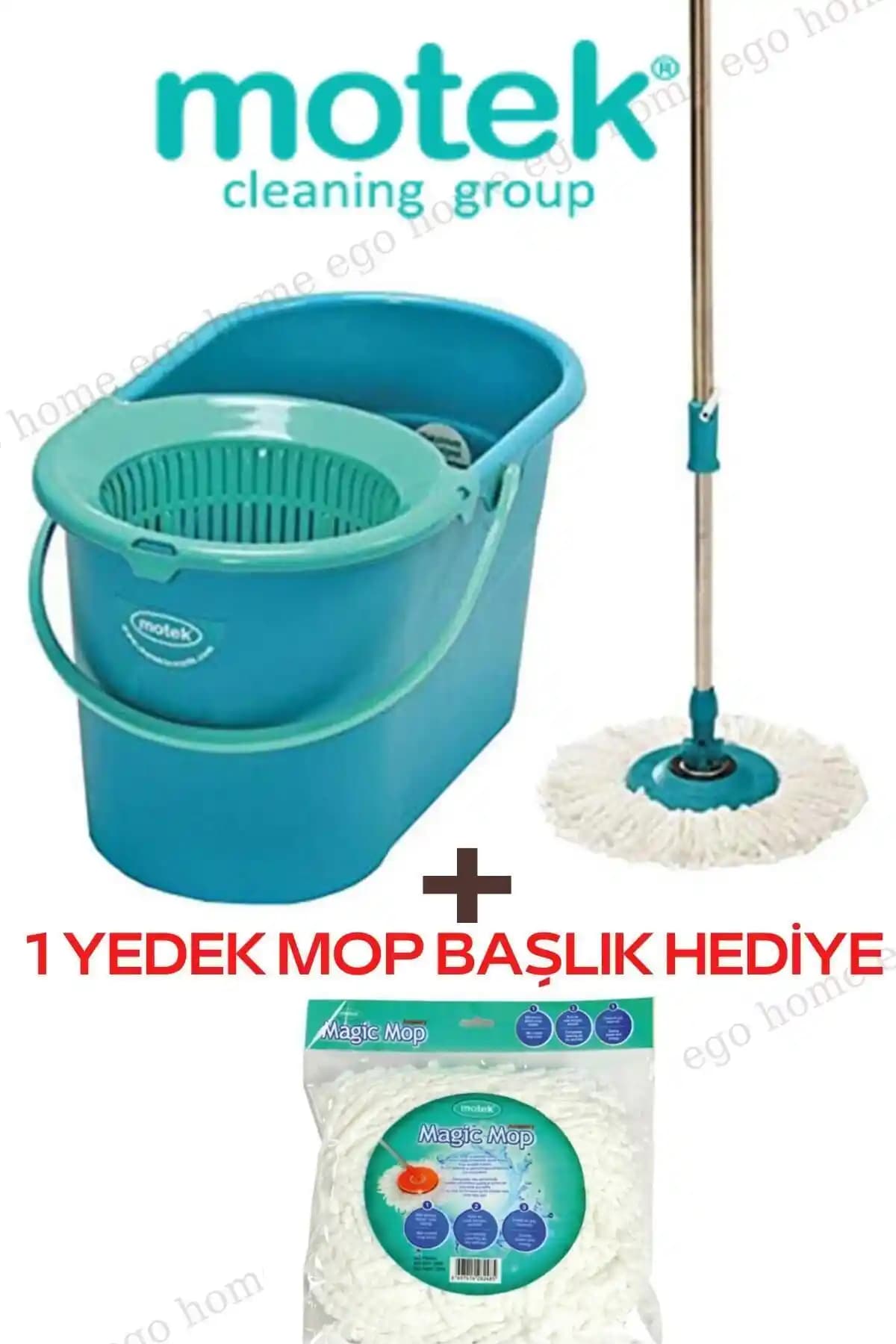 Ego Home Mote Fix Mop Temizlik Seti: Çok Yüzeyli ve Pratik Ev Temizlik Çözümü