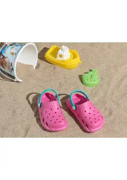 English Home Dolphin Çocuk Terliği 28-29 Numara Pembe Renkli Rahat ve Şık Tasarım