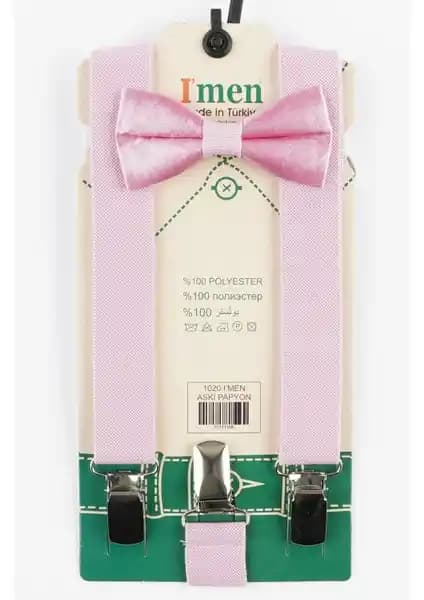 Entel Erkek Çocuk Pantolon Askısı ve Papyon Seti Modern ve Konforlu Tasarım