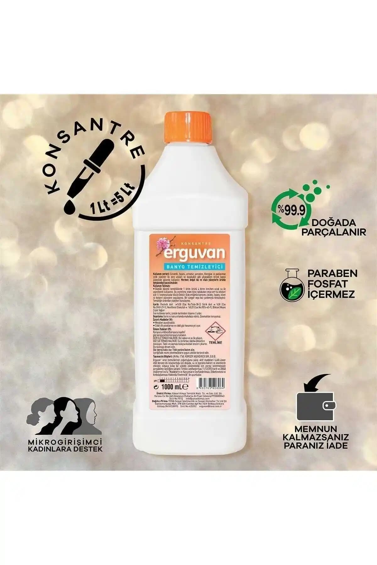 Erguvan Banyo Temizleyici: Güvenli ve Etkili Banyo Temizlik Çözümü