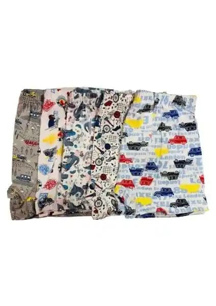 Erkek Çocuklar İçin Empirme Desenli Pamuklu Boxer Seti Günlük Konfor ve Şıklık